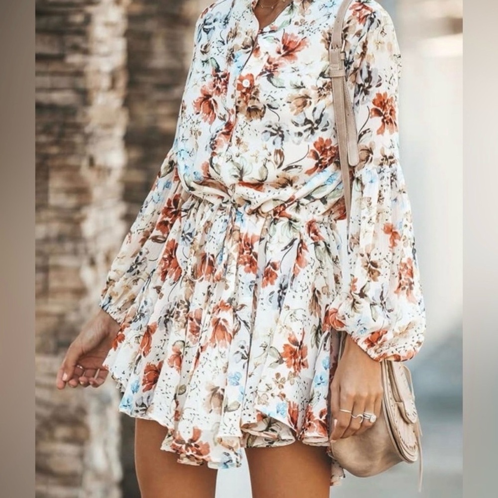 Clarisbelle Bohemian‎ Floral Dress